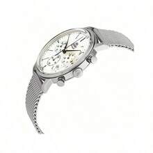 Orient Men's Quartz Watch, White Dial, Stainless Steel Band, Business Minimalist Style, Suitable For Daily Wear, Various Holiday Occasions And As A Gift RA-KV0402S10B - White - View 5
