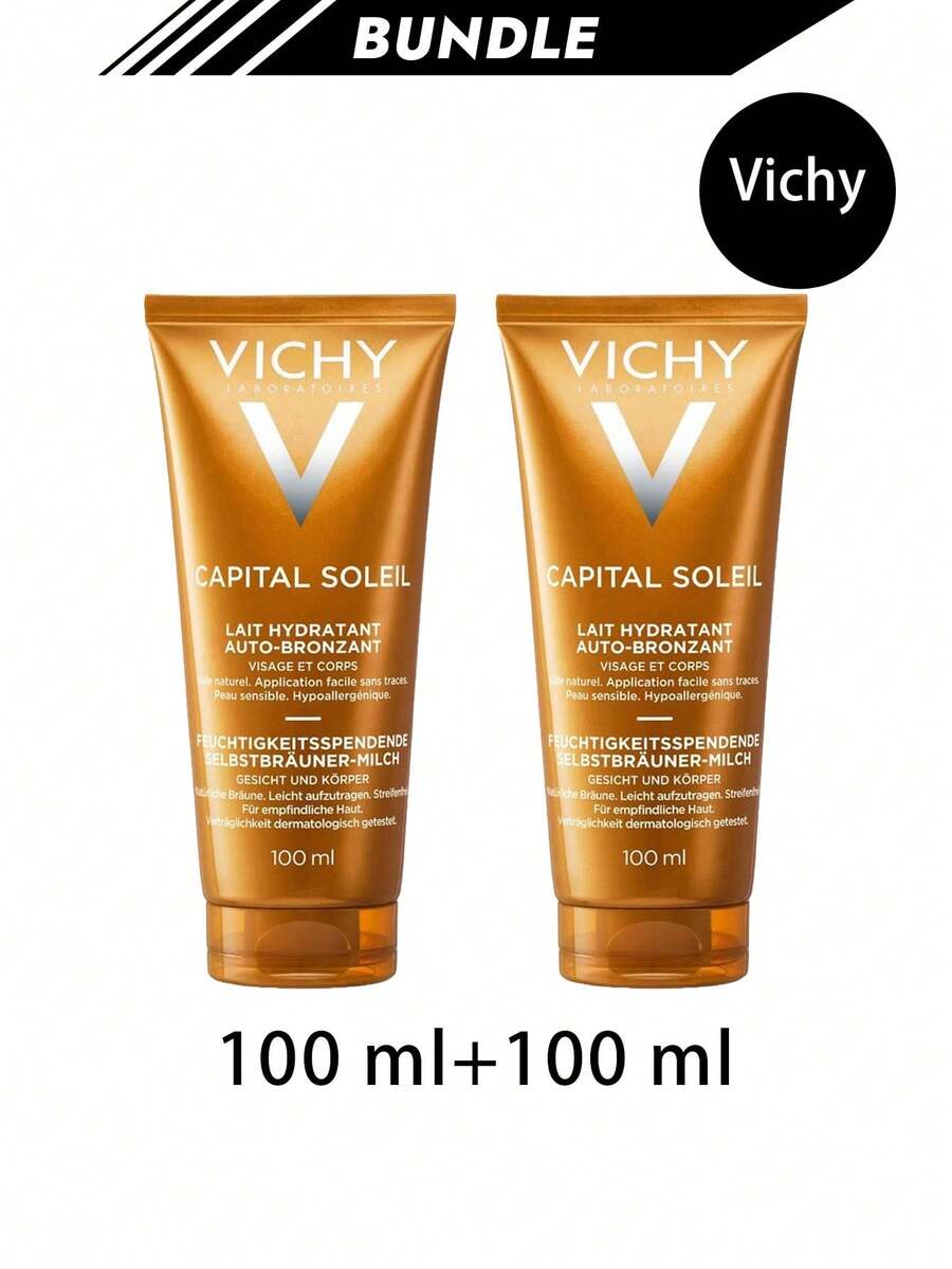 Vichy [Bundle] Capital Soleil Self Tanning Moisturizer SPF50 100 Ml X 2 - Clear - View 1