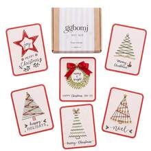 Merry Christmas Kit, Thread Stitching Card Craft Set Holiday Making - A - View 10