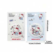 Miniso (1PC)  Characters Travel Series Soft Bread Double-Sided Folding Compact Mirror,  White & Blue 2 Colors, Portable Pocket Makeup Mirror, Normal & Magnifying Dual Mirror Surface, Travel Cosmetic Accessory, Girls Gift - Multicolor - View 9