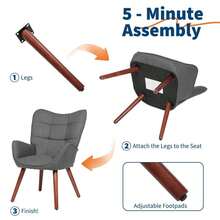 Dining Chairs - Dark Grey - View 3