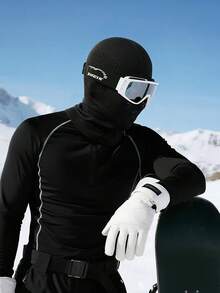 Autumn/Winter Warm Cycling & Skiing Face Mask, Breathable Anti-Fog Windproof Cold-Resistant, Motorcycle Neck & Face Protection - Multicolor - View 3