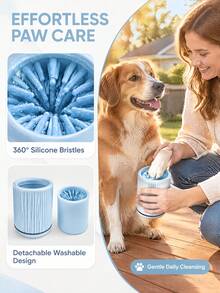 Pet Paw Cleaner Cup, Dog Paw Washer, Portable Paw Cleaning Tool For Dogs And Cats, Pet Grooming Cup For Paw Washing, Outdoor Walks And Daily Cleaning - Multicolor - View 5
