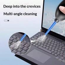 qialeduo Mechanical Keyboard Cleaning Kit Keycap Puller Air Duster Brush Anti-Static Tweezers Keyboard Maintenance Tool Set - View 6