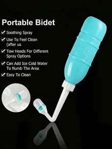 New Portable Travel Handheld Wash Bottle, Leak-Proof Personal Cleaning Spray Bottle, 350ml/500ml, 3 Colors Available, Convenient Sitz Bath Cleaning Tool, Camping Essential, Bathroom Accessory, Bathroom Tool, Halloween Gift, Christmas Gift - Multiple Styles - View 3