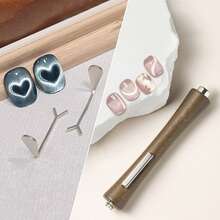 Beautizon Nailartlab 1件/4件 4合1纖細腰線強效貓眼凝膠美甲磁鐵，多功能UV凝膠指甲油花卉美甲工具磁棒，適用於居家美甲沙龍DIY，美甲用品，美甲工具，美甲藝術工具，返校季，美甲藝術，美甲工具，美甲貼片工具，美甲足部護理工具 - 彩色 - 查看 5