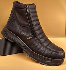 Men Industrial & Construction Boots - Coffee - View 3