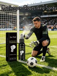 JUE FISH Goalkeeper Glove Grip Spray, Glove Adhesive Spray To Increase Stickiness And Improve Grip Strength - A - View 1