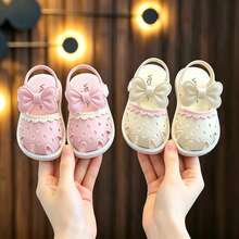 Vicvait Children Pearl Heart Sandals, Girls Korean Style Fashion Soft Bottom Sandals - White - View 2