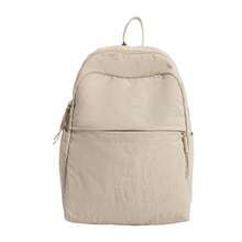 Lightweight Nylon Daypack | Multi Pocket Storage | Daily Travel School | Solid Yellow Soft Foldable Casual Backpack - Multicolor - View 14
