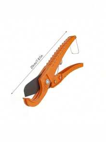 Heavy Duty Ratchet Pipe Cutter, Suitable For PVC/PEX Pipes - Equipped With Adjustable Tension Device, Durable Plastic Body And Metal Clamp, 0-32mm Pipe Cutting Tool (No Assembly Required) - Plumbing And HVAC Duct Maintenance Tool - Multicolor - View 3