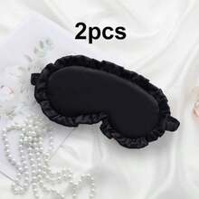 2pcs Cute Pink Eye Mask, Cute Cartoon Face Plush Sleep Eye Mask, For Women, Soft And Comfortable Travel Home Sleep Accessory - Multi-color - View 11