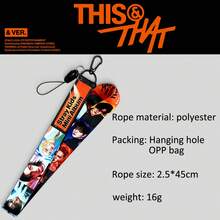 friendsheep 1pc SK2 Lanyard, K-Pop Merchandise, Mini Album THIS THAT Same Style Lanyard Pendant, Member , High-Definition Portrait Print, ID Card Holder Strap, Fan Support Collection Accessory, Halloween Gift, Perfect Gift - Multicolor - View 4