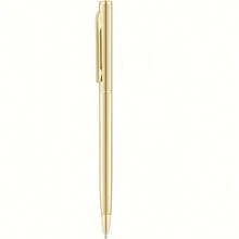 1pc Gold/Rose Gold Ultra-Thin High-End Business Ballpoint Pen, Black Ink Fine Tip, Wedding Gift Ballpoint Pen, Business Office Writing Pen, Suitable For Various High-End Occasions Signing And Office Use - Business - View 6