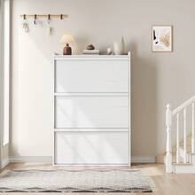 Shoe Cabinets - White - View 2