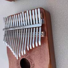 1pc 17-Key Ergonomic Kalimba Thumb Piano, Made Of Rosewood And Steel, Easy To Learn And Play Mbira, Comes With Engraved Notes And Tuning Hammer - Perfect Gift For Beginners To Professionals - Multicolor - View 6