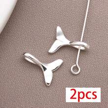 2pcs Ocean Beach Style Zirconia Pendant Charms 18K Plated Mermaid Tail Starfish Turtle Charm For DIY Jewelry Making Craft Supplies - Multicolor - View 14
