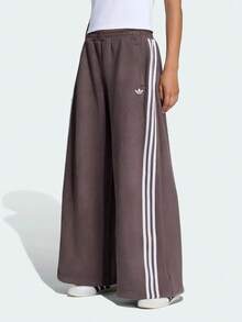 Adidas Originals Women's Faux Suede TP Woven Long Pants LH1925 - Rust Brown - View 1