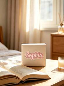 Personalized Name Stickers, Customizable Colorful Stickers, Suitable For Water Bottle, Gift Box Decoration, Multi-Functional Fashion Stickers - Multicolor - View 3