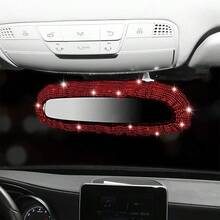 1 buah Penutup Dekorasi Kaca Spion Berbentuk Tangan Kreatif dan Lucu dengan Hiasan Berlian Imitasi, Ornamen Gantung Interior Mobil Kristal Berkilau, Hadiah Dekorasi Kaca Spion Mobil yang Modis dan Personal, Cocok untuk Pengemudi Wanita - A - View 10