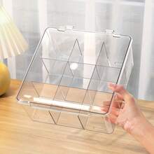 Acrylic Bead Storage Box With Lid - Transparent Storage Container, Suitable For Jewelry, DIY Crafts And Small Items - Lightweight, No Power Required - Multicolor - View 2