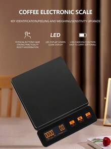 [Best-Seller] Precision Kitchen Scale With High Capacity, Made From Easy-To-Clean Materials; Suitable For Baking And Cooking. Features Unit Switching, Precise Measurement, And A Tare Function (Batteries Not Included). - Kitchen scales - View 2
