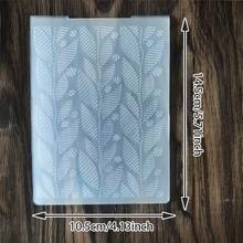 Floral Pattern Plastic Embossing Folder,2D Textured Vine Flower Leaf Embossing Template For Card Making Scrapbooking Paper Craft DIY Decor Embossing Folder - HC-1 - View 14