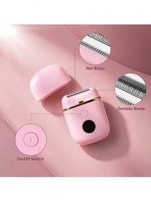 Electric Shaver For Women, 2-In-1 Bikini And Body Hair Trimmer, Painless USB Rechargeable Razor For Legs, Underarms, And Face, Portable Multifunctional Hair Removal Device Battery Capacity 300mAh - View 4