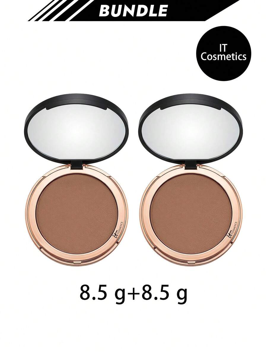 IT Cosmetics [حزمة] بودرة برونزر باي باي بورز 8.5 جرام * 2 - شاطئ - مشاهدة 1