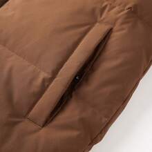 Adidas Authentic Sports Unisex Outdoor Warm Down Jacket JW1691 - Brown - View 4