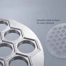 1PC Aluminum Alloy Dumpling Maker - 37-Hole Manual Pasta Press, Suitable For Pasta, Wonton And Meat Dumplings, Easy-To-Use Kitchen Gadget, Suitable For Home Baking And Dumpling Making, Dumpling Mold, Compact Design, Pasta Lovers, Kitchen Supplies, Kitchen Gadgets, Kitchen Accessories, Home Kitchen, Kitchen Supplies - View 9