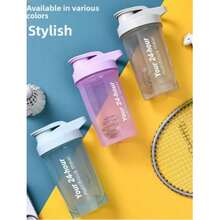 Protein Powder Shaker Cup Meal Replacement Milkshake Mixing Cup Fitness Sports Portable Water Bottle Large Capacity Cup - Multicolor - View 4