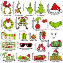 The Grinch Christmas Decoration Adult Children Photo Frame Props Party Supplies - Multiple Styles - View 2