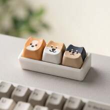 3D Printed Cat Shape Keycap, Detachable Mechanical Keyboard Key Cap, Stress Relief Test Switch Toy, Unique Desktop Decor & Festival Birthday Gift For Keyboard Enthusiasts - Multicolor - View 14