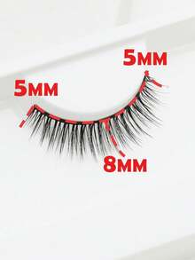 20/10 Pairs Natural Curly Vacation Style False Eyelashes, Fluffy And Soft, Creating 3D Voluminous Eyelash Effect, Long And Slender, Perfect Messy Look, Multi-Layer Design, Short And Dense False Eyelashes, Bulk Purchase, Suitable For Makeup, Wedding, Party, Nightclub, Daily Work, Meeting And Other Occasions, Comfortable To Wear - Multicolor - View 5