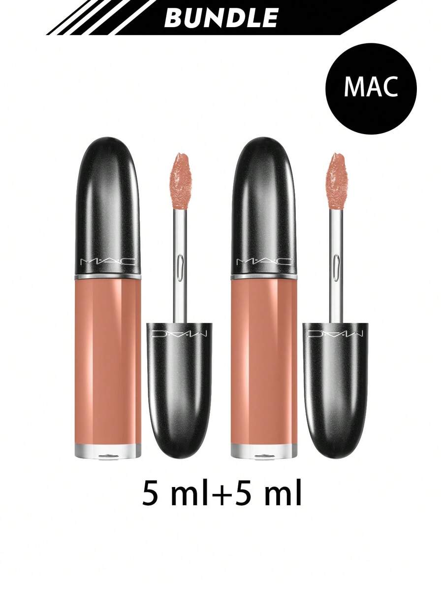 MAC [حزمة] لون شفاه سائل مطفي ريترو توابل محروقة 5 مل * 2 - توابل محروقة - مشاهدة 1