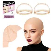 Halloween Latex Bald Cap, Adult Unisex Bald Cap Accessory, Cosplay Prop, Suitable For Halloween, Cosplay, Theater Stage Performance, Makeup And Theme Party Costumes - View 1
