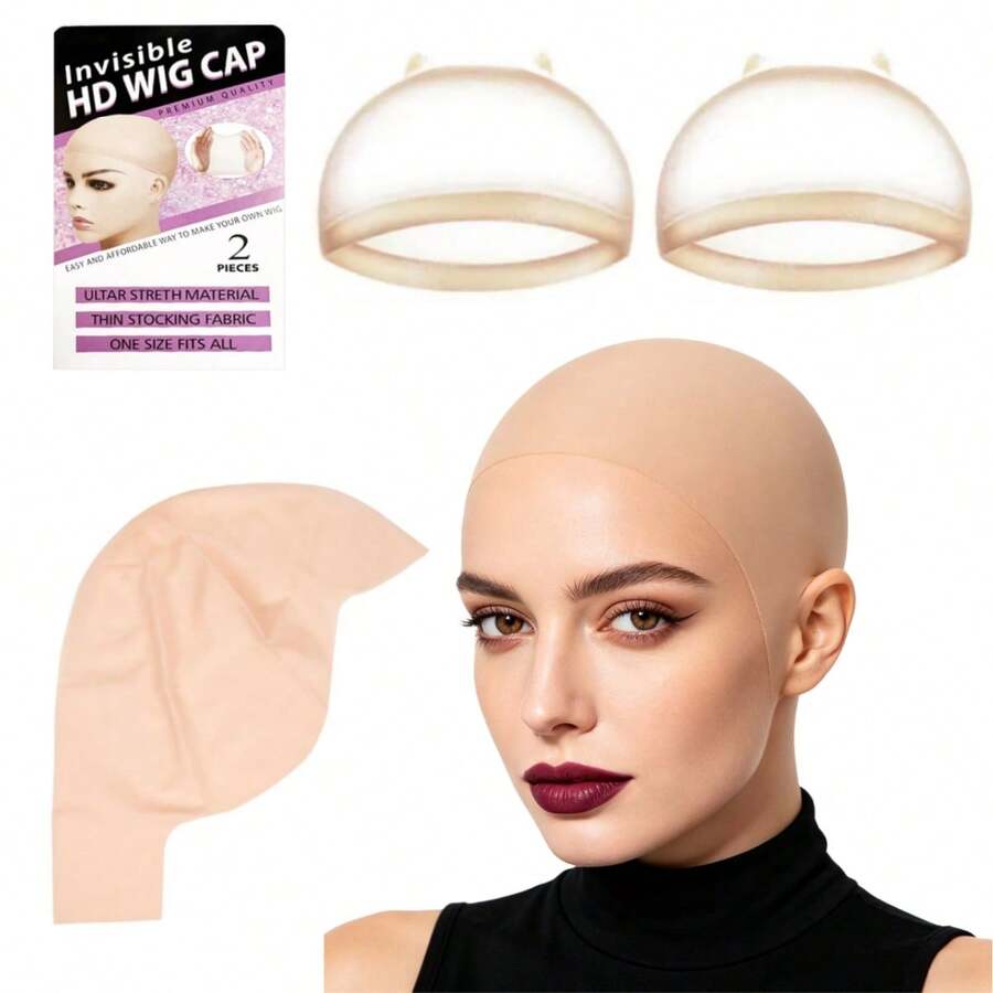 Halloween Latex Bald Cap, Adult Unisex Bald Cap Accessory, Cosplay Prop, Suitable For Halloween, Cosplay, Theater Stage Performance, Makeup And Theme Party Costumes - View 1
