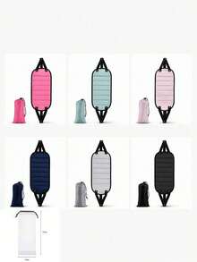 Multifunctional Travel Shoe Storage Accessories (Foot Mat + Storage Bag), Office Business Travel Foot Mat, Long Sitting Anti-Fatigue Foot Mat - Multicolor - View 9