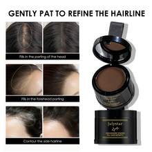 Julystar Hair Shadow Powder 2Pcs With Mirror & Puff, Instantly Cover Thinning Hair And Grey Roots, Natural Matte Texture, Sweat & Water Resistant, Easy To Carry In Handbag, Simple Operation, Help You Get Fuller Hair Look In Seconds - Set - View 7