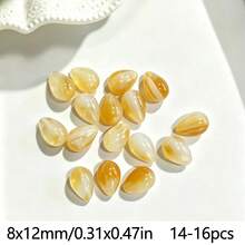 14-16pcs Teardrop Shaped Loose Beads 8x12mm DIY Jewelry Handmade Beading, Suitable For Bracelet, Necklace, Earring Making - 8*12mm Teardrop Beads - View 28