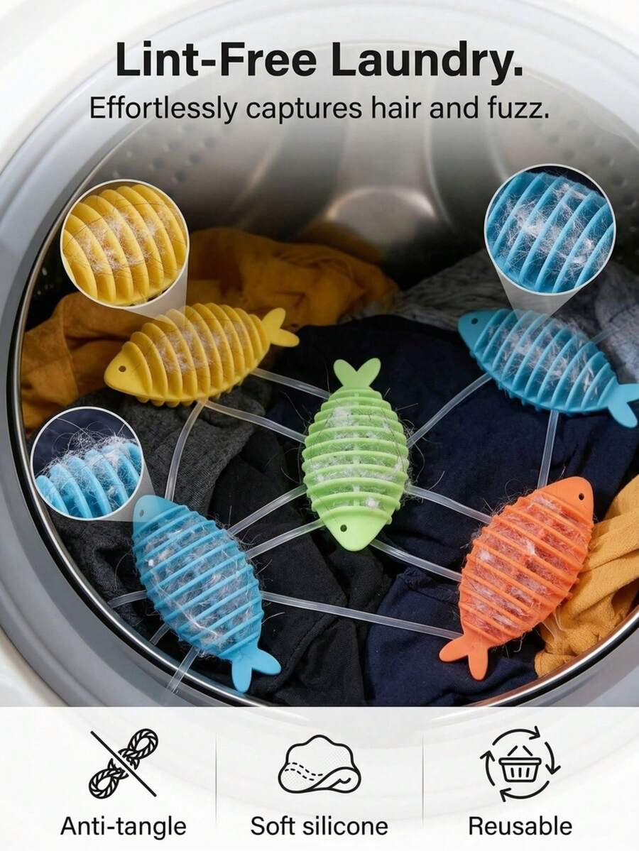 20/10/5/1pc Washing Machine Lint Remover, Captures, Absorbs And Removes Clothing Lint, Washing Machine Cleaning Ball, Suitable For Washing Machine And Dryer, Ideal For Home Laundry, Essential For Washing