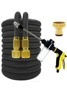 Expandable Magic Hose 25-150ft, High Pressure Car Wash, 7 Spray Functions, Water Gun, Garden Hose, Garden Tools - A - View 17