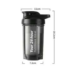 Protein Powder Shaker Cup Meal Replacement Milkshake Mixing Cup Fitness Sports Portable Water Bottle Large Capacity Cup - Multicolor - View 8