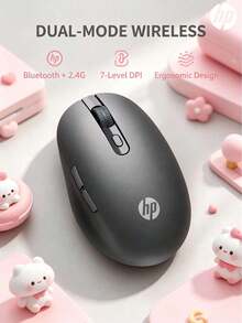 HP Designer 1 Wireless Bluetooth/2.4G Dual-Mode Mouse, Ergonomic Office Silent, Fast Charging, 7-Level Adjustable DPI, Ergonomic Design, Multi-Device Switching, Universal For Laptops - View 13