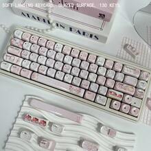 Gentle Landing Keycaps Glazed DIY Highly Attractive PBT Five-Sided Dye-Sublimation MOA Height Compatible With Mechanical Keyboards - View 3