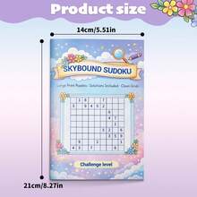 Skybound Sudoku Puzzle Notebook, Number Logic Game With Clear Grids And Answers, Trains Focus, Reasoning And Problem-Solving Skills, Suitable For Beginners To Challenging Levels - Sudoku Difficulty Level - View 2