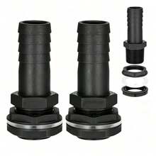 Rain Barrel Overflow Connector, 25mm Barb Pipe Fitting With Leak-Proof Nut And Washer - Multiple Styles - View 6