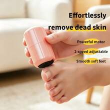 Máy tẩy chai chân điện sạc LIMEGIRL, gồm 2 đầu lăn thay thế, tốc độ điều chỉnh được, máy mài chân chống nước, hoàn hảo để loại bỏ da chết, vết chai và gót chân nứt nẻ (không màn hình) - Xem 6