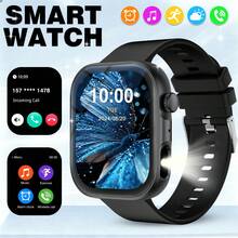 Unisex Smartwatch With Comfortable Silicone Strap, Supports Phone Calls, Message Notifications, Music Control, Alarm Function, 180mAh Battery Capacity, Compatible With Android And IOS Systems, Sporty Design - Multicolor - View 10